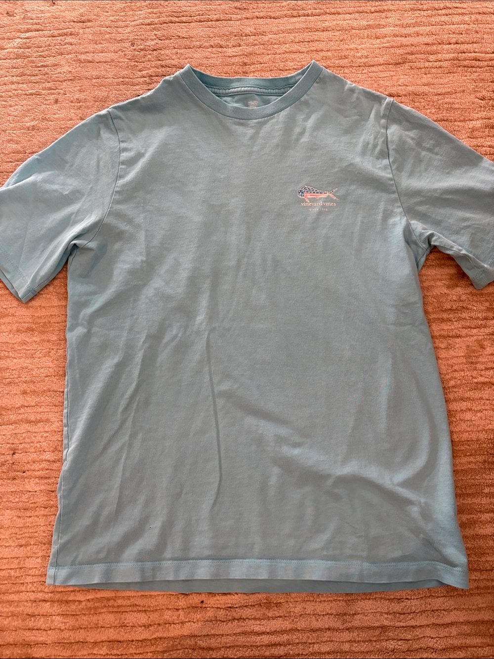 Vineyard vines boys Light Blue Crewneck T-Shirt